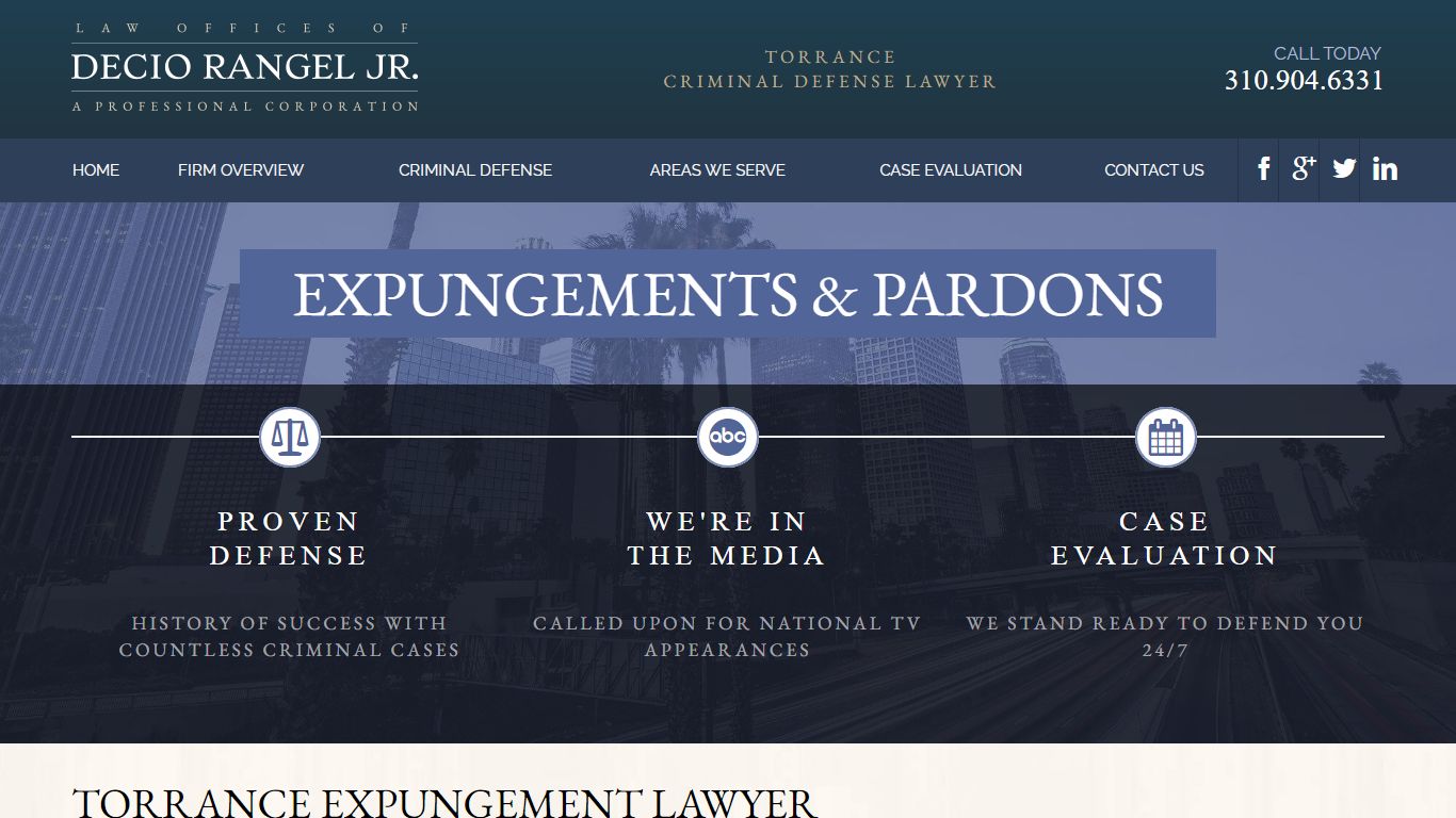 Torrance Expungement Attorney | Torrance Expungement or Pardon